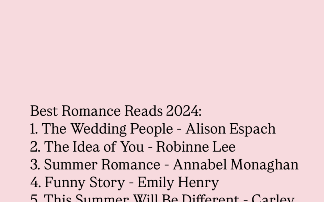 Top 5 Five Star Reads