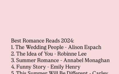 Top 5 Five Star Reads